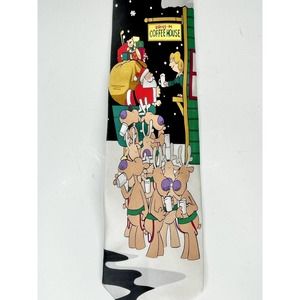 Kersten Brothers Jolly Ol’ Nicktie Santa & Reindeer Christmas Tie 60" x 4"